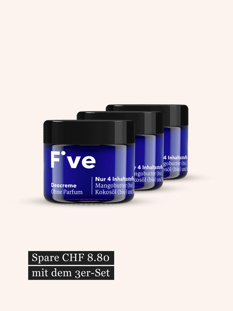 Deo ohne Parfum 3er-Set | Five Skincare